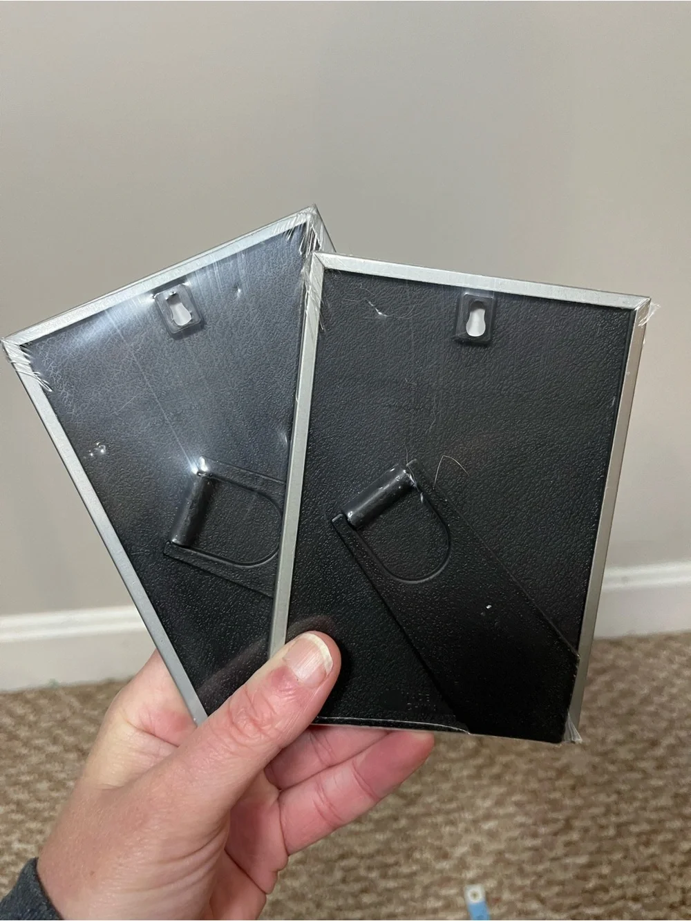 AFP Gold Trim 3.5x5 Vertical Picture Frames - Set of 2